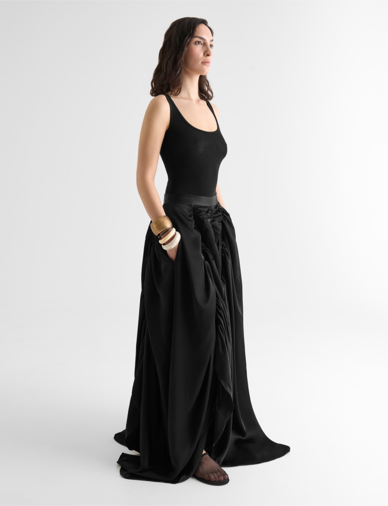 Юбка со шнурами