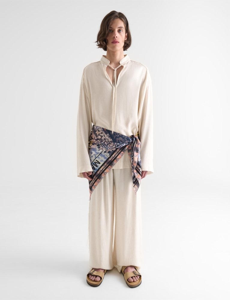 Лонгслив с завязками