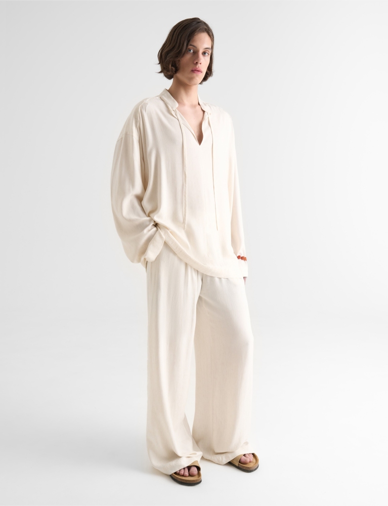 Лонгслив с завязками