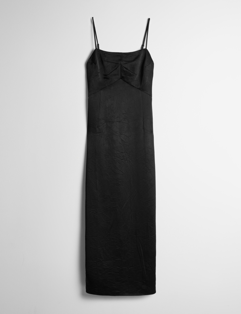 Платье-комбинация с застежкой на пуговицы